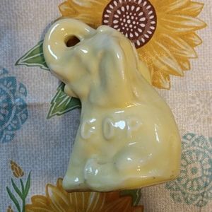 Vintage McCoy Pottery Elephant Piggy Bank